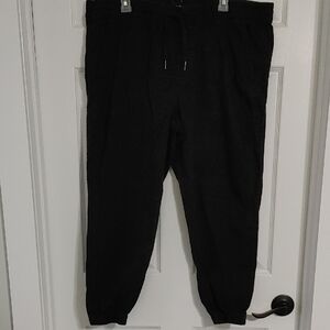 GAP Women's XL-XXL Black Cargo Jogger Pants Streetwear